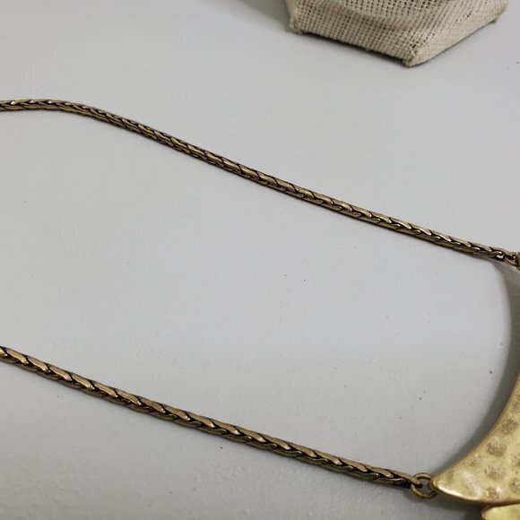 Lucky Brand Necklace Hammered Boho Statement Triba‎ - Picture 3 of 7
